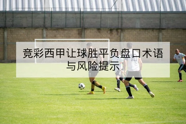 竞彩西甲让球胜平负盘口术语与风险提示